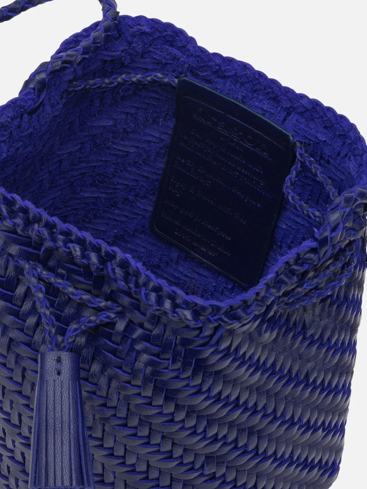 Borsa secchiello in pelle