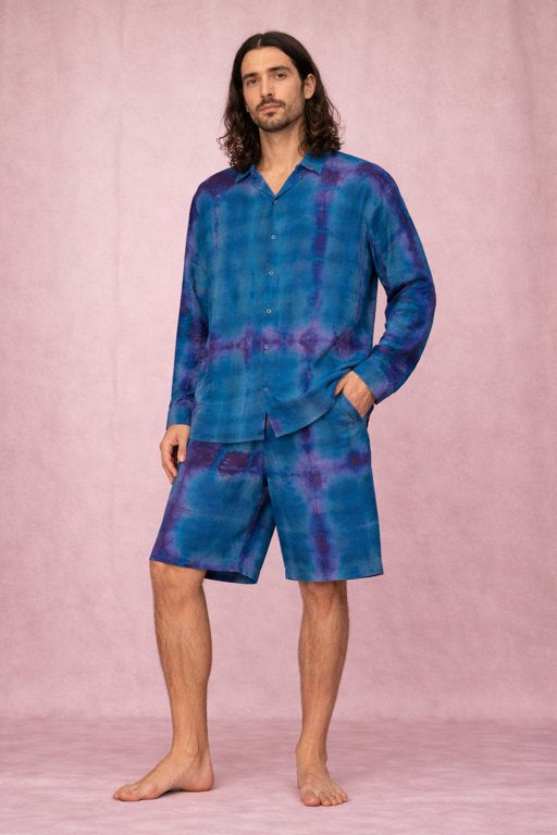 Shibori silk set