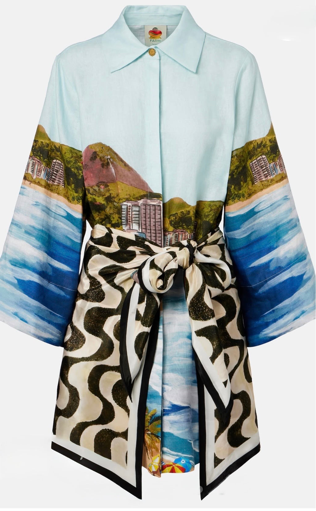 FarmRio-Copacabana Shirt Dress