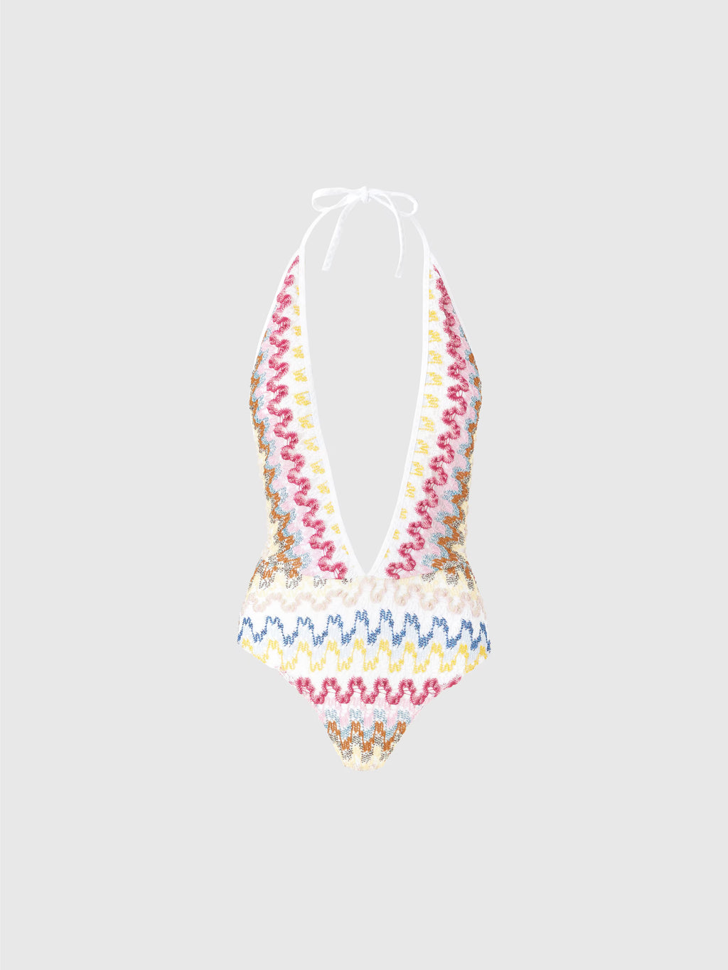 Missoni intero in pizzo di viscosa lamé