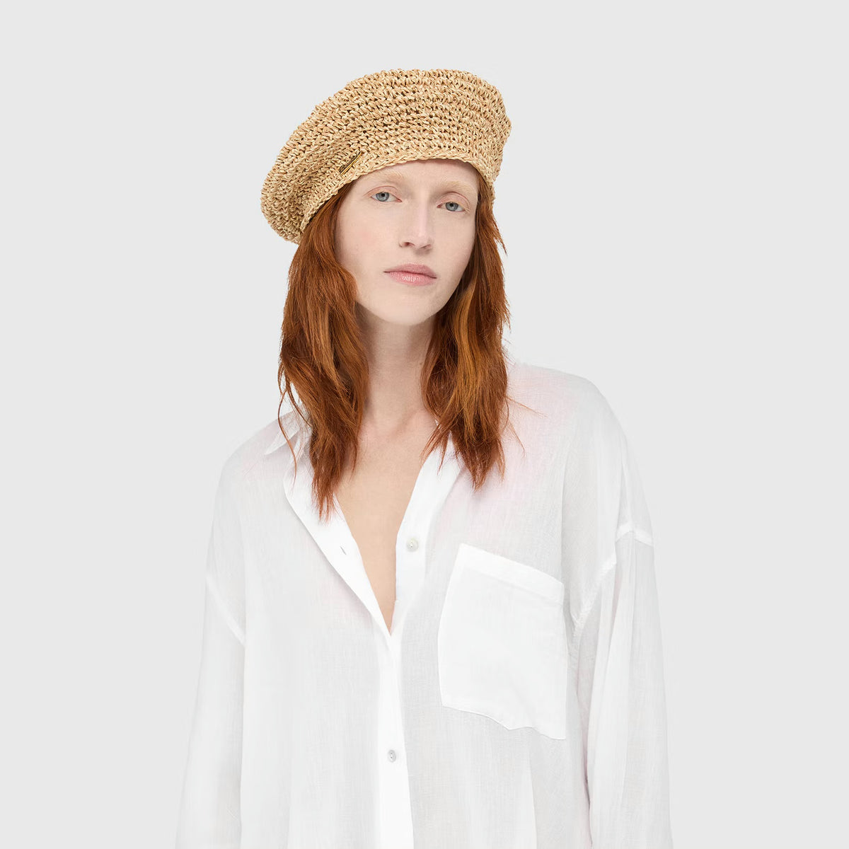 Borsalino-Emily Basco Rafia Crochet
