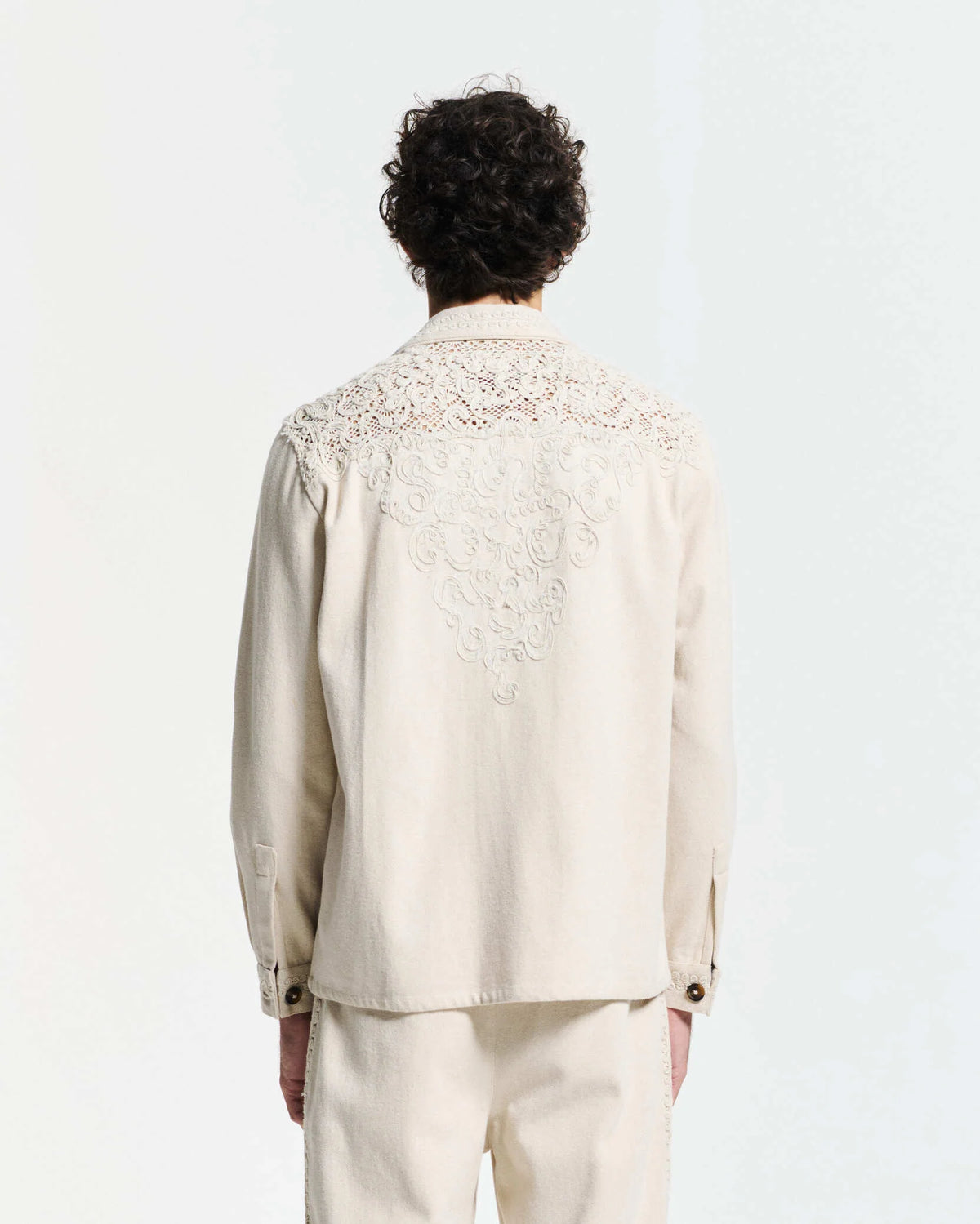 Camicia Lace Denim