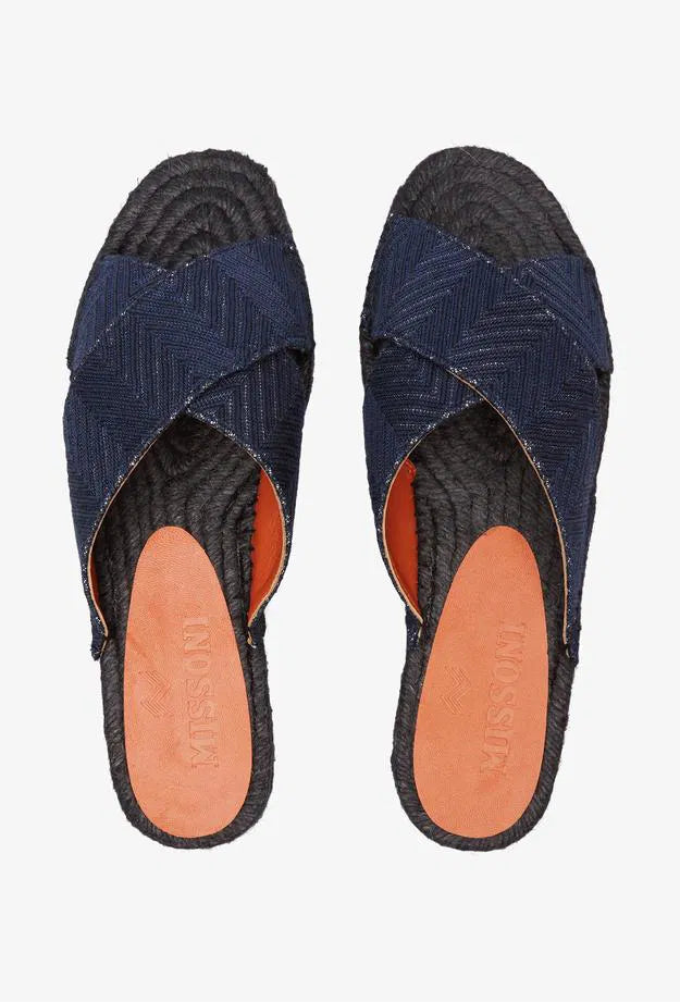 Missoni-Ciabatte con doppia fascia