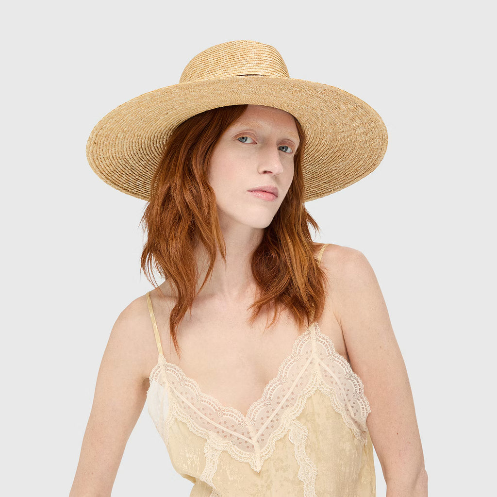 Borsalino-Sophie Treccia Paglia Tesa Larga