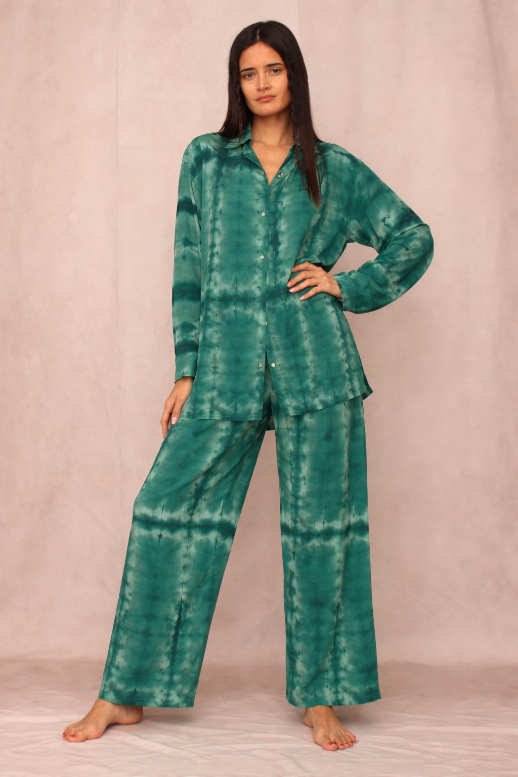 Shibori Silk set