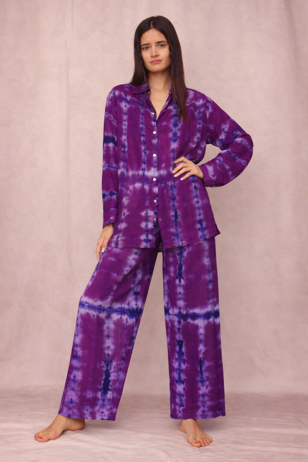 Shibori Silk set