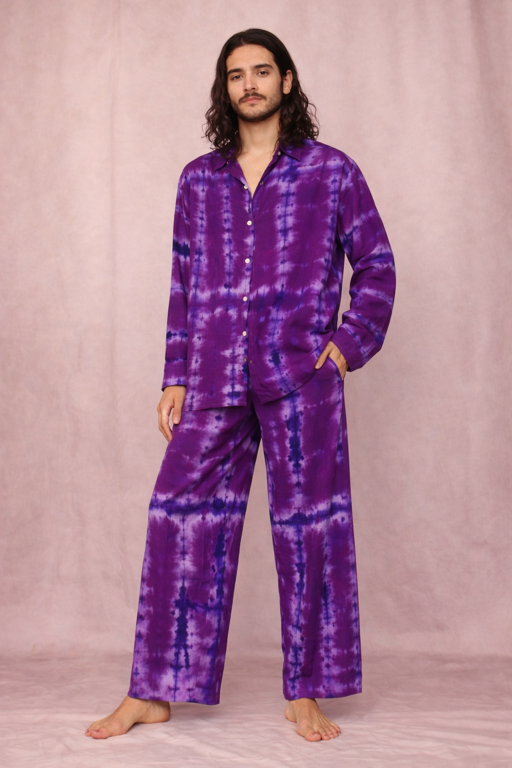 Shibori Silk set
