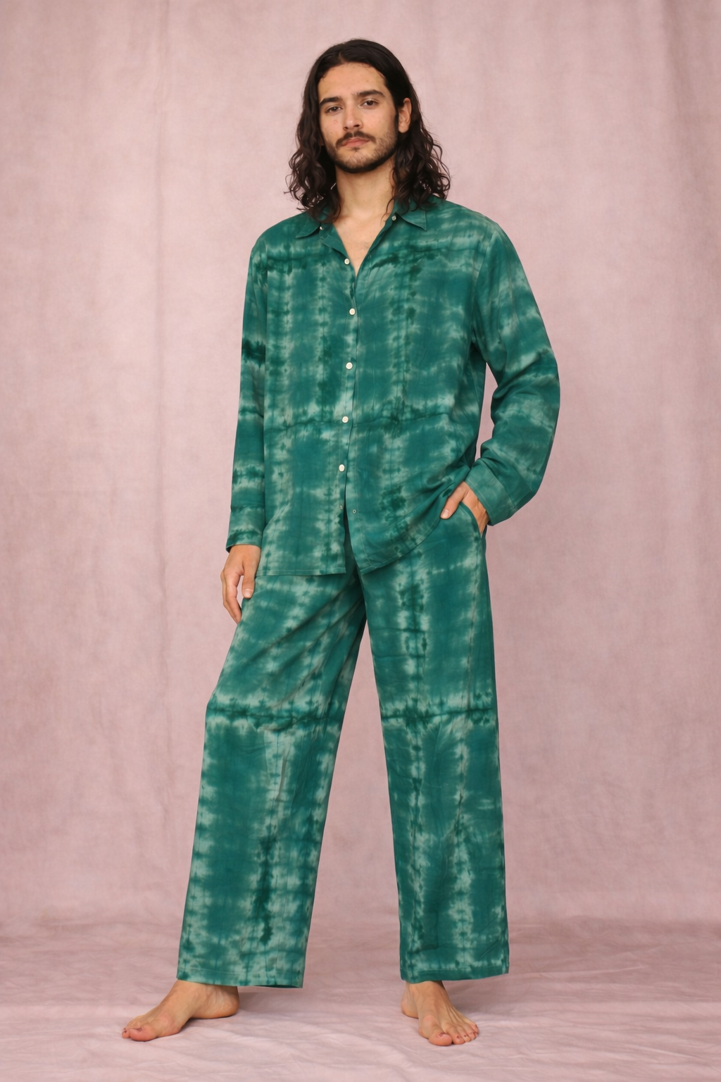 Shibori Silk set