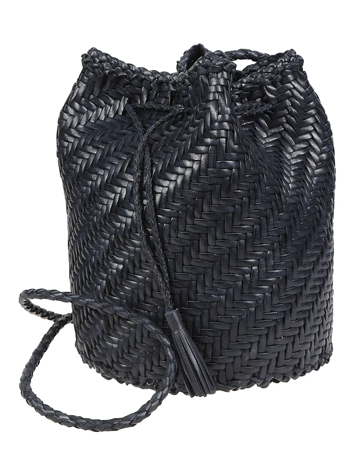 Borsa secchiello in pelle