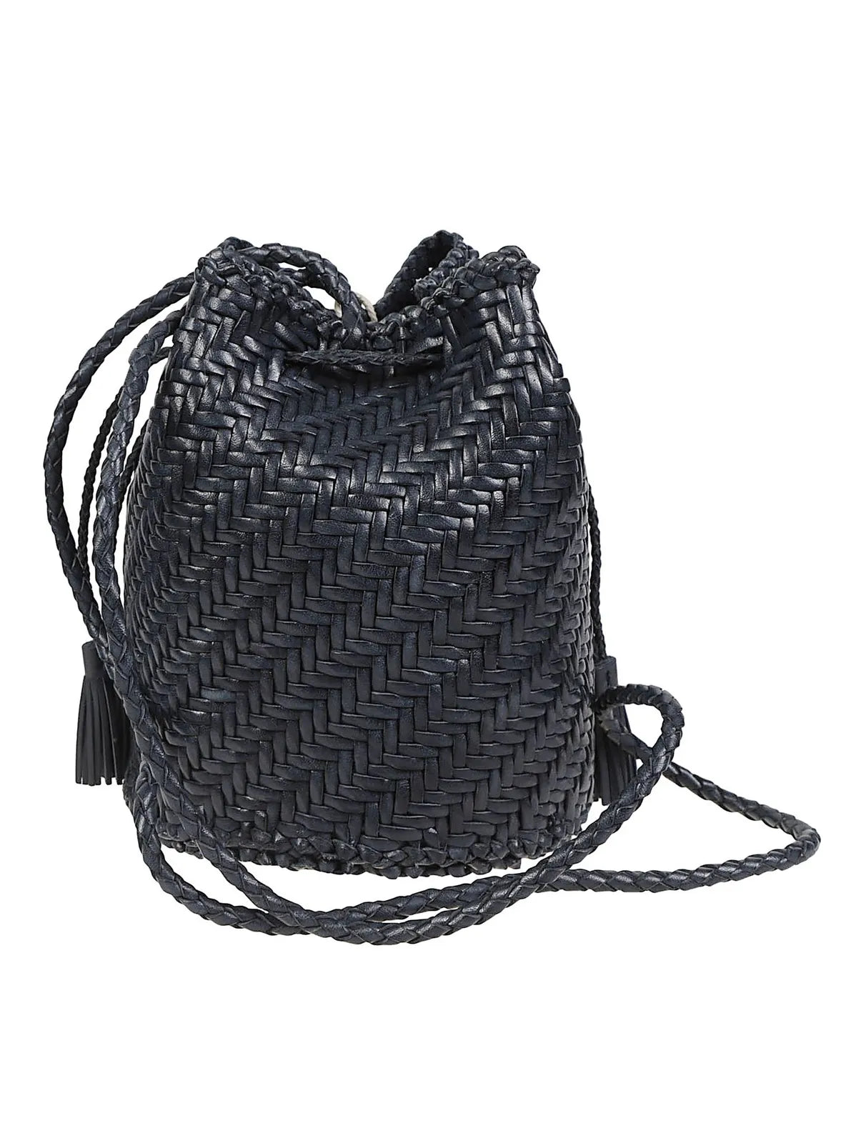 Borsa secchiello in pelle