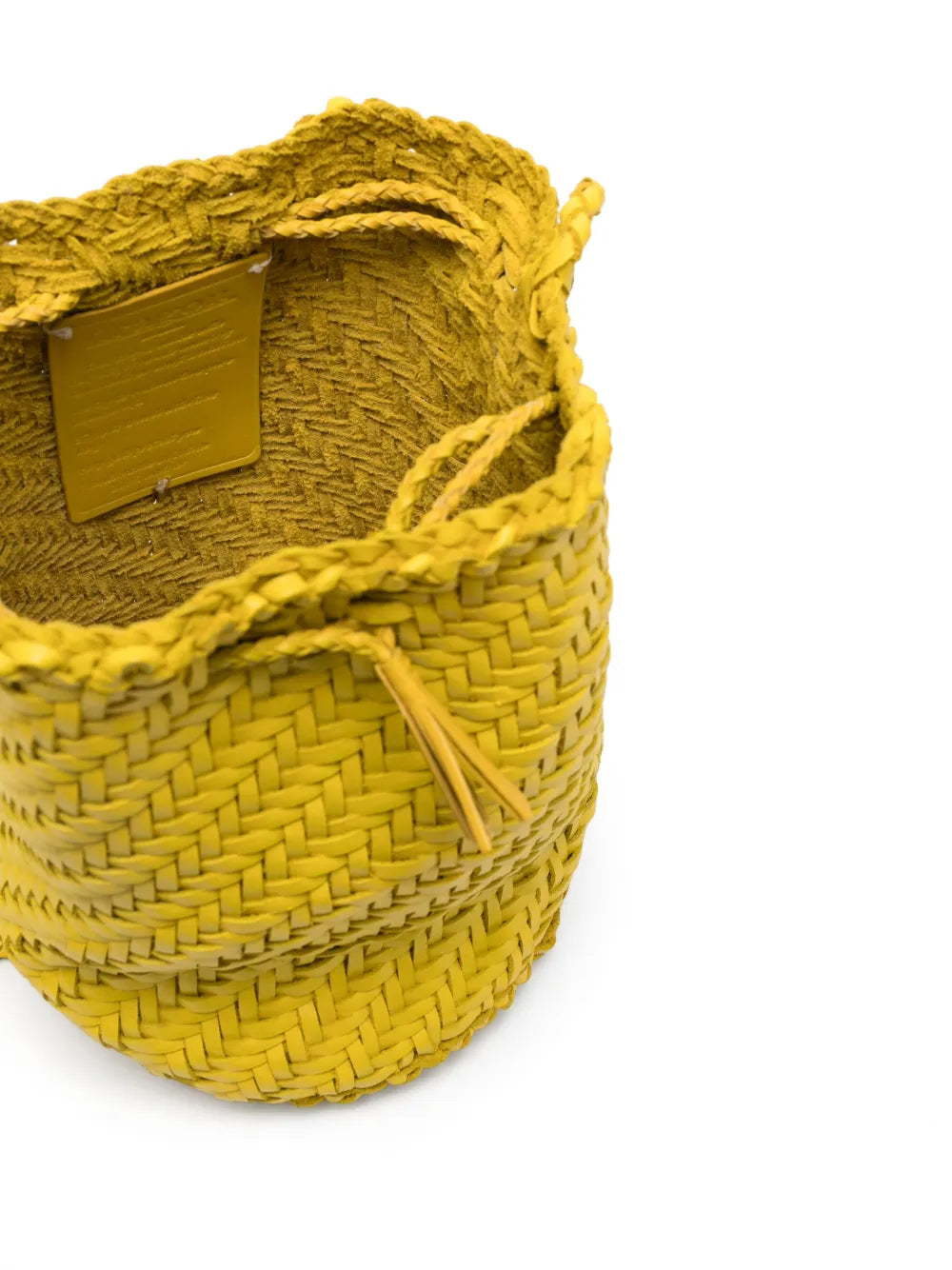 Borsa secchiello in pelle