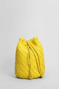 Borsa secchiello in pelle